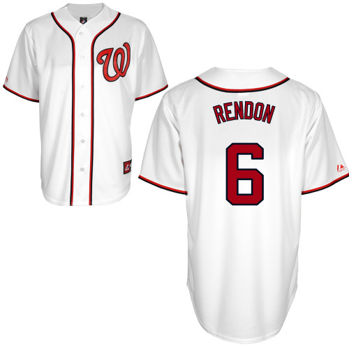 Anthony Rendon #6 mlb Jersey-Washington Nationals Women's Authentic Home White Cool Base Baseball Jersey